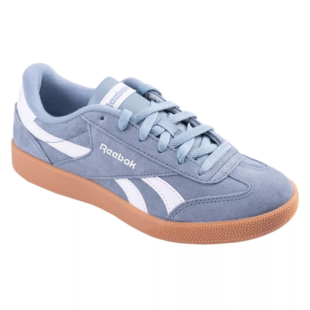 Reebok Classic Blue Suede Sneakers with Gum Sole